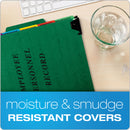 Pendaflex Hanging-Style Personnel Folders, 5 Dividers with 1/5-Cut Tabs, Letter Size, 1/3-Cut Exterior Tabs, Green