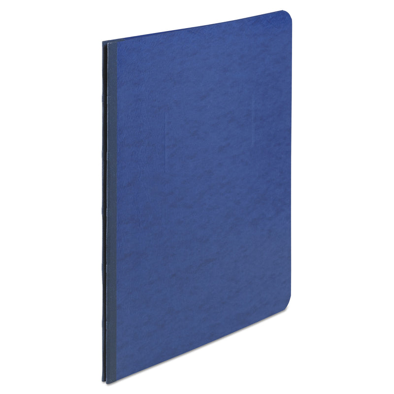 ACCO PRESSTEX Report Cover with Tyvek Reinforced Hinge, Side Bound, Two-Piece Prong Fastener, 3" Capacity, 8.5 x 11, Dark Blue
