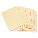 Oxford Write-On Tab Dividers, 5-Tab, 11 x 8.5, Manila, 20 Sets