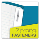 Oxford Twin-Pocket Folders with 3 Fasteners, 0.5" Capacity, 11 x 8.5, Assorted, 25/Box