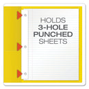 Oxford Twin-Pocket Folders with 3 Fasteners, 0.5" Capacity, 11 x 8.5, Yellow, 25/Box