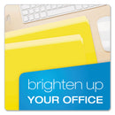 Pendaflex Colored File Folders, Straight Tabs, Letter Size, Yellow/Light Yellow, 100/Box