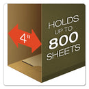 Pendaflex Extra Capacity Reinforced Hanging File Folders with Box Bottom, 4" Capacity, Legal Size, 1/5-Cut Tabs, Green, 25/Box