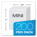 Oxford Ruled Mini Index Cards, 3 x 2.5, White, 200/Pack