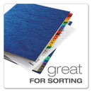 Pendaflex Expanding Desk File, 23 Dividers, Alpha Index, Letter Size, Blue Cover