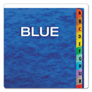 Pendaflex Expanding Desk File, 23 Dividers, Alpha Index, Letter Size, Blue Cover