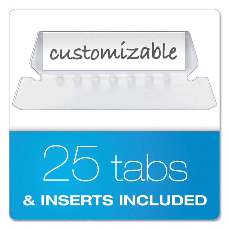 Pendaflex Earthwise by Pendaflex 100% Recycled Colored Hanging File Folders, Letter Size, 1/5-Cut Tabs, Green, 25/Box