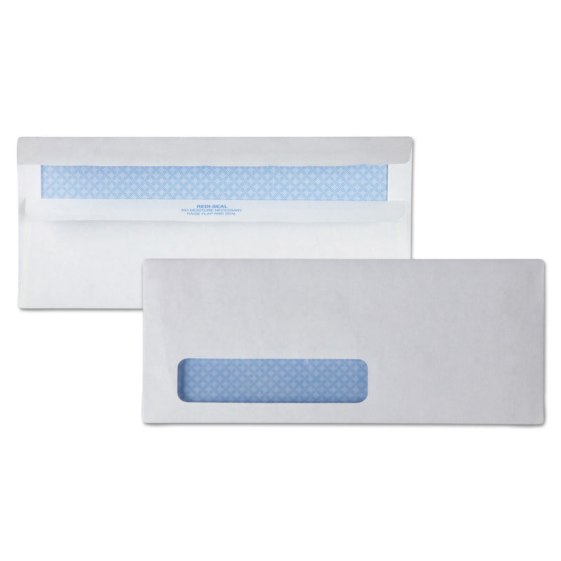 Quality Park Redi-Seal Security-Tint Envelope, Address Window,