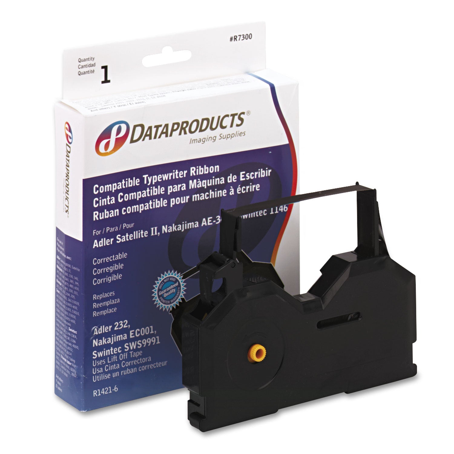 R7300 Compatible Ribbon, Black by Dataproducts DPSR7300
