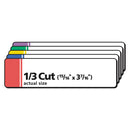 Avery Extra-Large TrueBlock File Folder Labels with Sure Feed Technology, 0.94 x 3.44, White, 18/Sheet, 25 Sheets/Pack