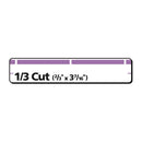 Avery Permanent TrueBlock File Folder Labels with Sure Feed Technology, 0.66 x 3.44, White, 30/Sheet, 25 Sheets/Pack