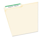 Avery Permanent TrueBlock File Folder Labels with Sure Feed Technology, 0.66 x 3.44, White, 30/Sheet, 50 Sheets/Box