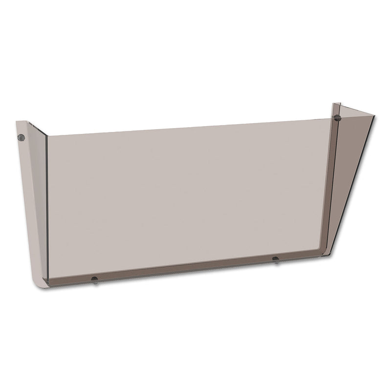 deflecto Unbreakable DocuPocket Wall File, Letter Size, 14.5" x 3" x 6.5", Smoke