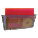 deflecto Unbreakable DocuPocket Wall File, Legal Size, 17.5" x 3" x 6.5", Smoke