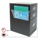 deflecto Magnetic DocuPocket Wall File, Letter Size, 13" x 4" x 7", Clear