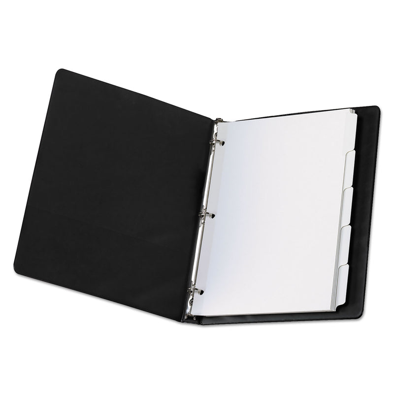 Oxford Custom Label Tab Dividers with Self-Adhesive Tab Labels, 5-Tab, 11 x 8.5, White, 5 Sets