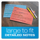 Oxford Ruled Index Cards, 5 x 8, Blue/Violet/Canary/Green/Cherry, 100/Pack