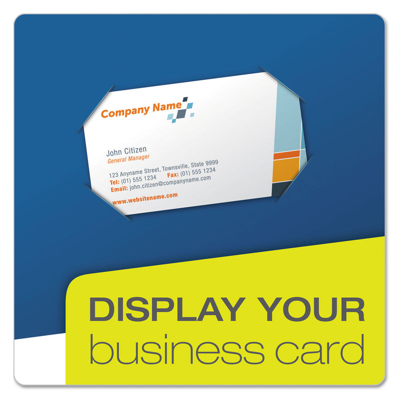 Oxford High Gloss Laminated Paperboard Folder, 100-Sheet Capacity, 11 x 8.5, Blue, 25/Box