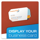 Oxford Earthwise by Oxford 100% Recycled Paper Twin-Pocket Portfolio, 100-Sheet Capacity, 11 x 8.5, Red, 25/Box