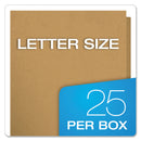 Oxford Earthwise by Oxford 100% Recycled Paper Twin-Pocket Portfolio, 100-Sheet Capacity, 11 x 8.5, Natural, 25/Box
