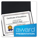 Oxford Certificate Holder, 11.25 x 8.75, Black, 5/Pack