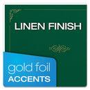 Oxford Certificate Holder, 11.25 x 8.75, Green, 5/Pack