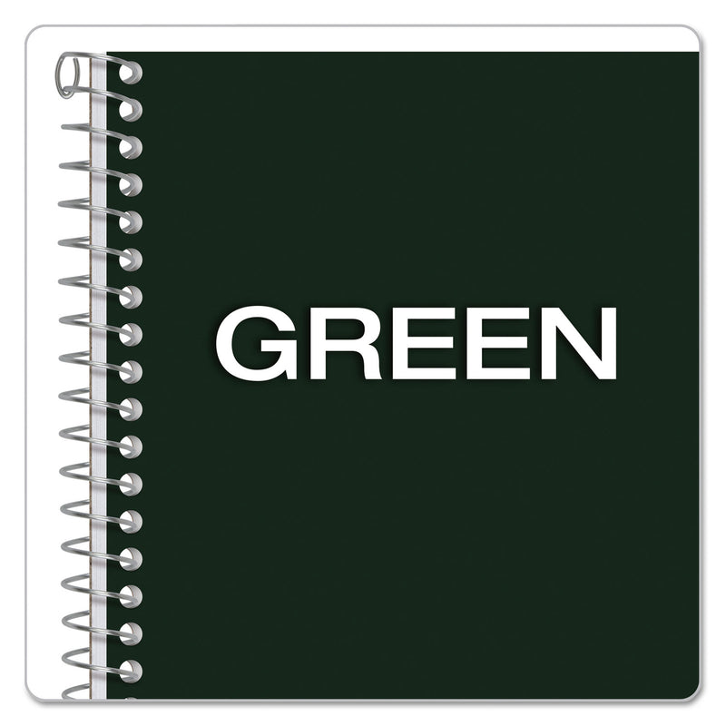 Oxford Earthwise by Oxford Recycled One-Subject Notebook, Narrow Rule, Green Cover, 8 x 5, 80 Sheets