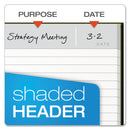 Oxford Idea Collective Professional Wirebound Hardcover Notebook, 1 Subject, Medium/College Rule, Black Cover, 8 x 5.5, 80 Sheets