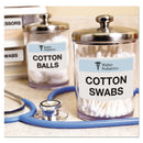 Avery Durable Permanent ID Labels with TrueBlock Technology, Laser Printers, 1.25 x 1.75, White, 32/Sheet, 50 Sheets/Pack