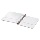 Cardinal Treated ClearVue Locking Slant-D Ring Binder, 3 Rings, 1" Capacity, 11 x 8.5, White
