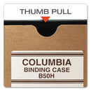 Globe-Weis COLUMBIA Recycled Binding Cases, 2 Rings, 3.13" Capacity, 11 x 8.5, Kraft