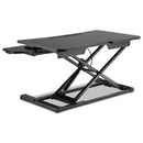 Alera AdaptivErgo Two-Tier Sit-Stand Lifting Workstation, 31.5" x 26.13" x 4.33" to 19.88", Black