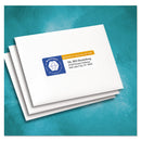 Avery Vibrant Laser Color-Print Labels w/ Sure Feed, 1.25 x 3.75, White, 300/Pack