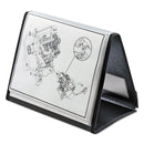 Cardinal ShowFile Horizontal Display Easel, 20 Letter-Size Sleeves, Black