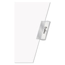 Cardinal Paper Insertable Dividers, 5-Tab, 11 x 17, White, Clear Tabs, 1 Set