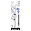 Zebra PM-701 Permanent Marker, Medium Bullet Tip, Blue