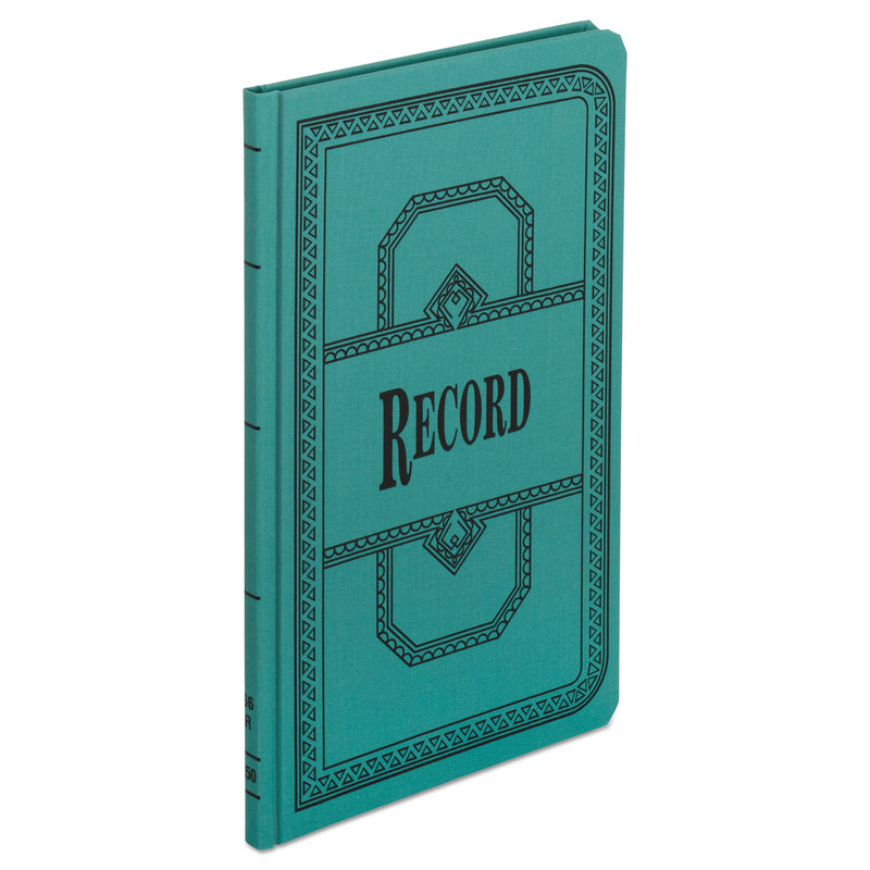 Boorum & Pease Account Record Book, Record-Style Rule, Blue Cover, 11.75 x 7.25 Sheets, 150 Sheets/Book