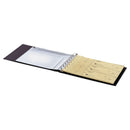 Cardinal Check Binder Seven-Ring D-Ring Reference, 7 Rings, 1" Capacity, Black