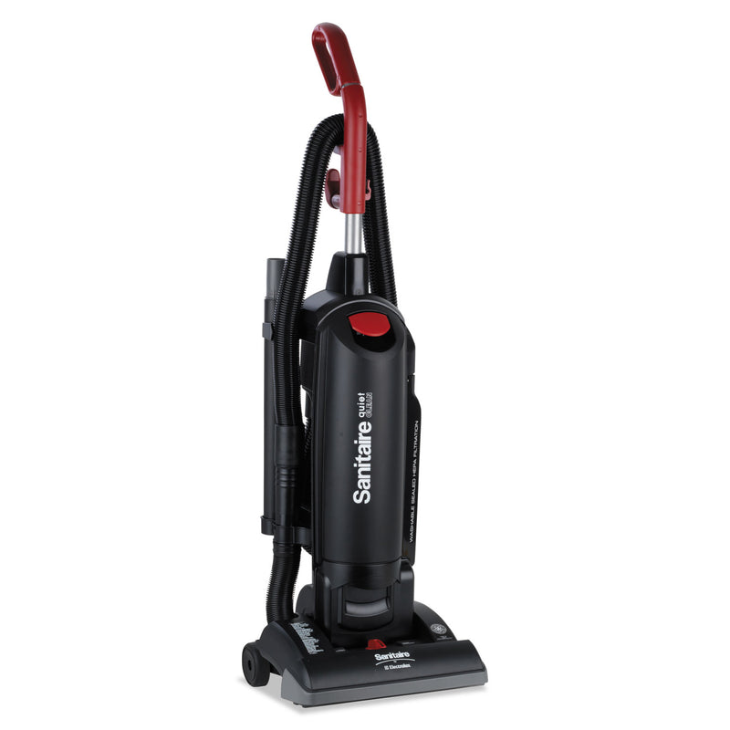 Sanitaire FORCE QuietClean Upright Vacuum SC5713D, 13" Cleaning Path, Black