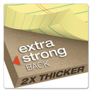 Ampad Gold Fibre Quality Writing Pads, Wide/Legal Rule, 50 Canary-Yellow 8.5 x 11.75 Sheets, Dozen