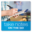 Ampad Recycled Writing Pads, Narrow Rule, Politex Green Kelsu Headband, 50 White 5 x 8 Sheets, Dozen