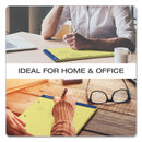 Ampad Double Sheet Pads, Narrow Rule, 100 Canary-Yellow 8.5 x 11.75 Sheets