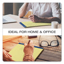 Ampad Perforated Writing Pads, Wide/Legal Rule, 50 Canary-Yellow 8.5 x 11.75 Sheets, Dozen