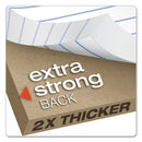 Ampad Double Sheet Pads, Pitman Rule Variation (Offset Dividing Line - 3" Left), 100 White 8.5 x 11.75 Sheets