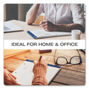 Ampad Double Sheet Pads, Pitman Rule Variation (Offset Dividing Line - 3" Left), 100 White 8.5 x 11.75 Sheets