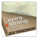 Ampad Pastel Writing Pads, Wide/Legal Rule, Blue Headband, 50 Green-Tint 8.5 x 11.75 Sheets, Dozen