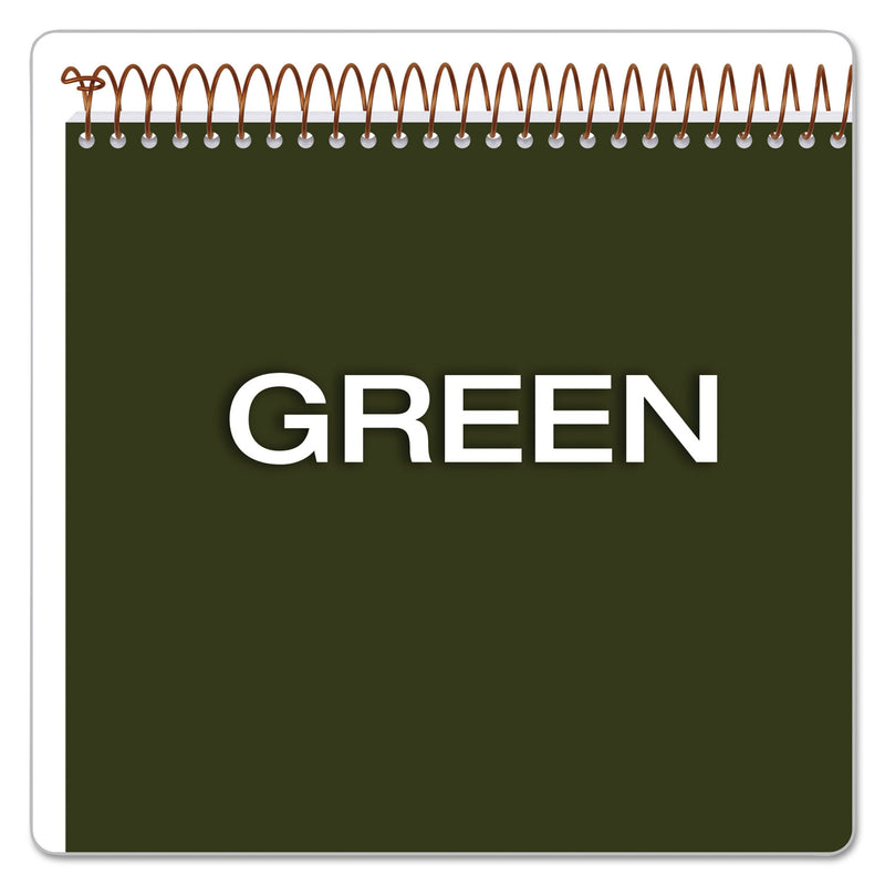 Ampad Gold Fibre Wirebound Project Notes Pad, Project-Management Format, Green Cover, 70 White 8.5 x 11.75 Sheets
