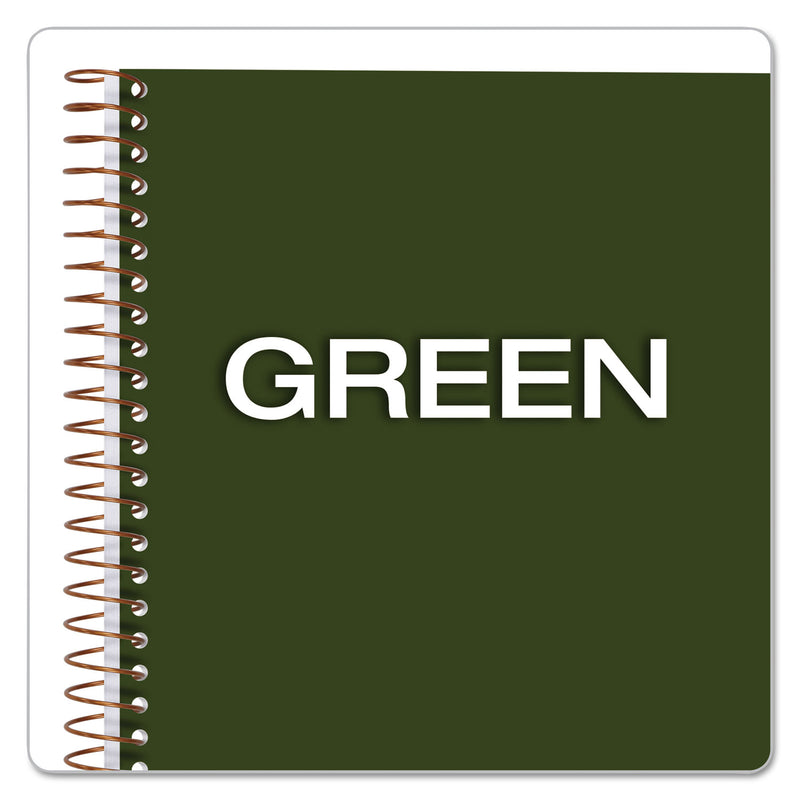 Ampad Gold Fibre Wirebound Project Notes Book, 1 Subject, Project-Management Format, Green Cover, 9.5 x 7.25, 84 Sheets