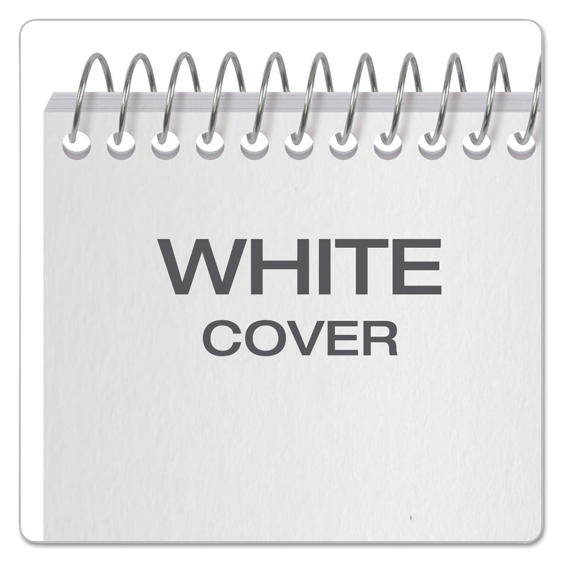 Ampad Earthwise by Ampad Recycled Reporter's Notepad, Pitman Rule, White Cover, 70 White 4 x 8 Sheets