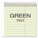 Ampad Steno Pads, Gregg Rule, Green Cover, 80 Green-Tint 6 x 9 Sheets, 6/Pack